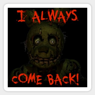 Fnaf Springtrap (Five Nights at Freddy's) Sticker